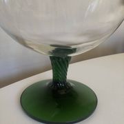 XXXL blown glass vase from Empoli 1960