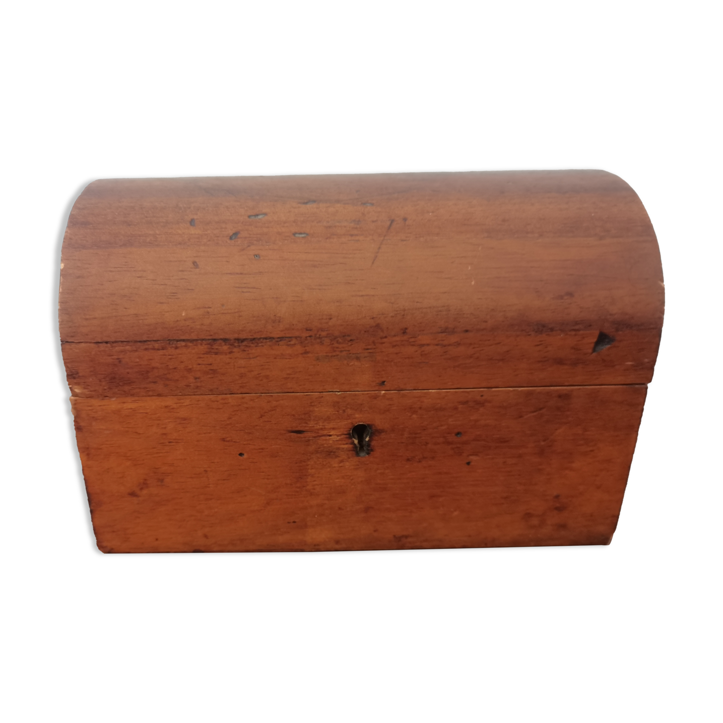 Small box in raw wood