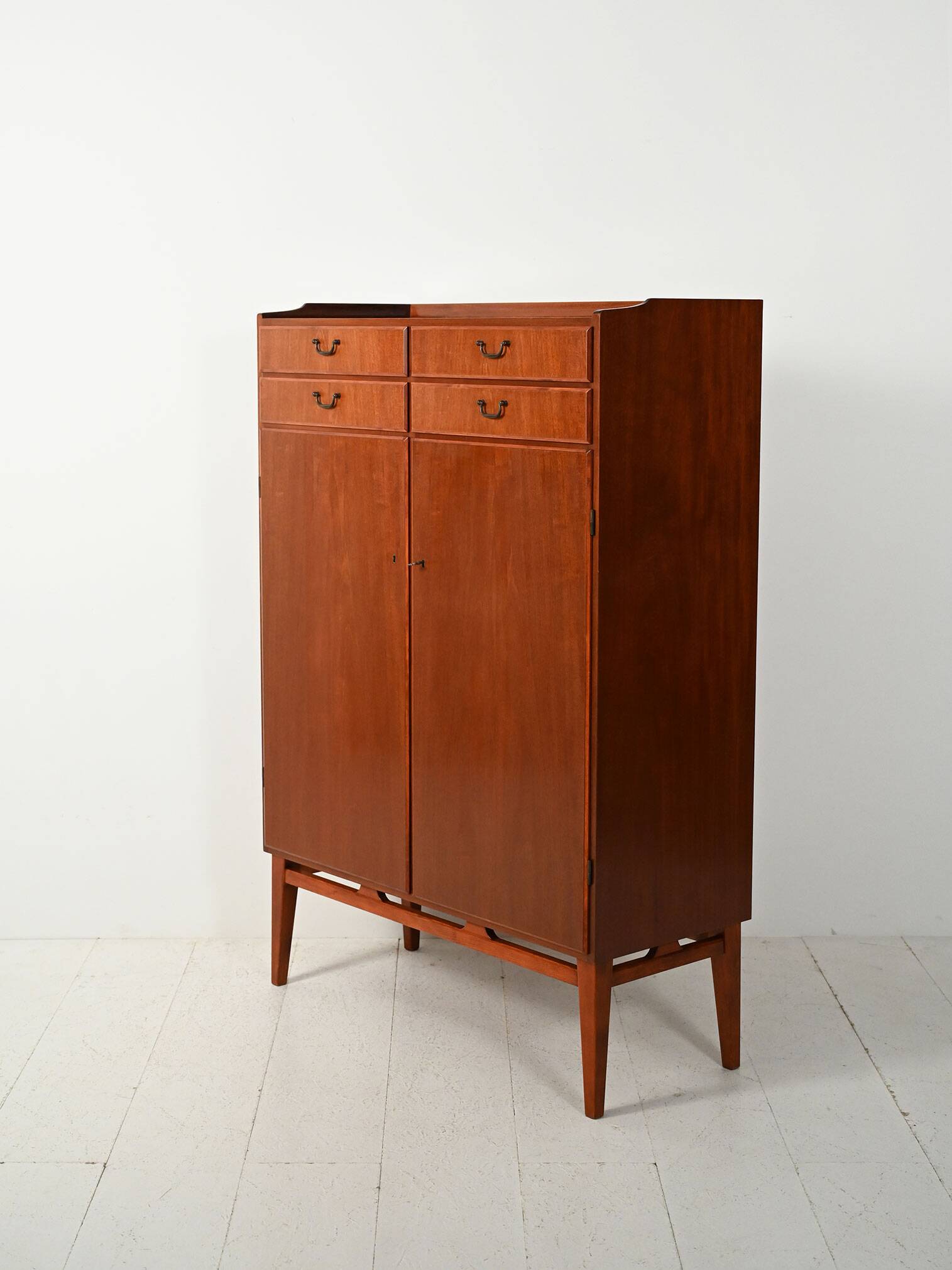 Scandinavian Mahogany Cabinet 1950s