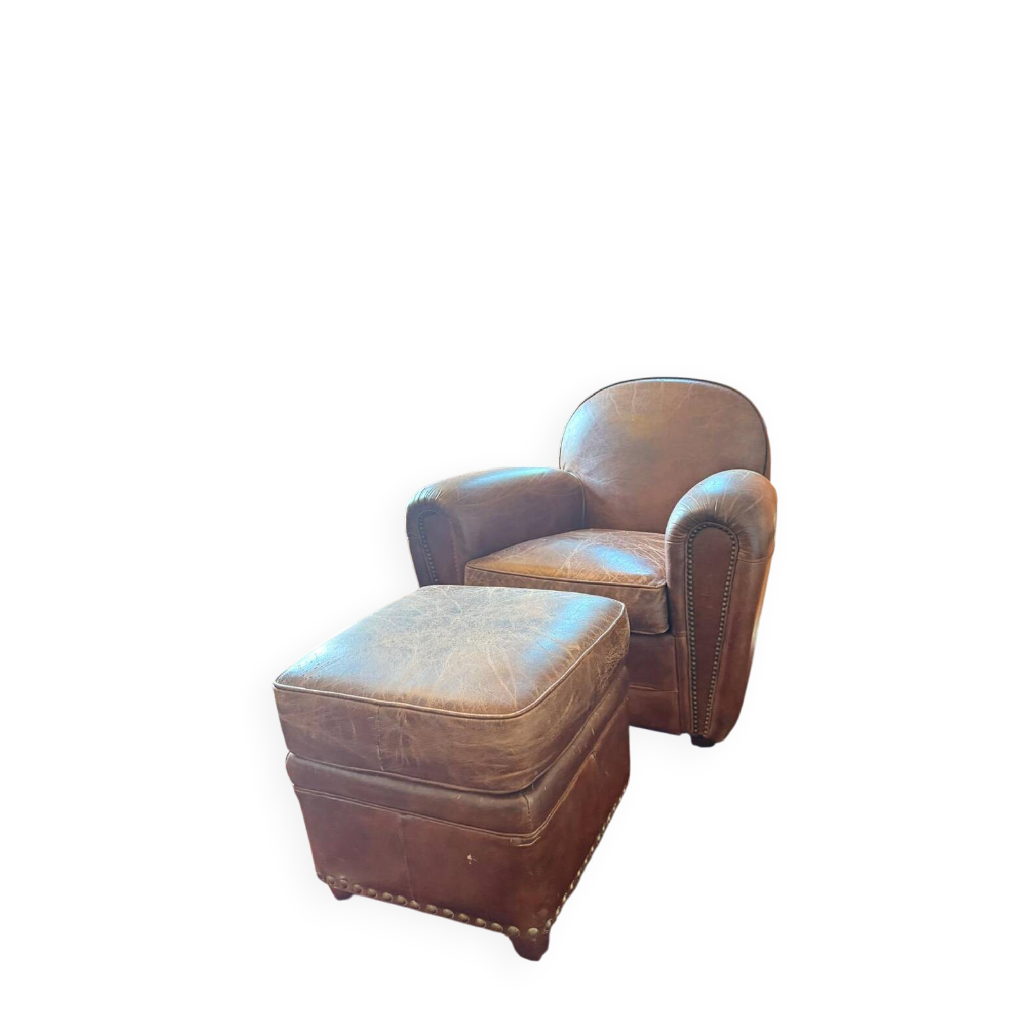 Club chair + footrest