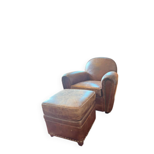 Fauteuil club +repose - pied