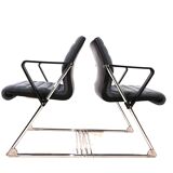 Set of 2 Drabert Z conference/dining room chairs by Prof. Hans Ullrich Bitsch