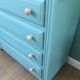 Commode vintage 4 tiroirs pieds compas
