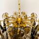 Large smoked glass citrus chandelier by j.t. kalmar