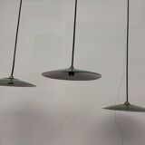 Enameled sheet metal pendant lights