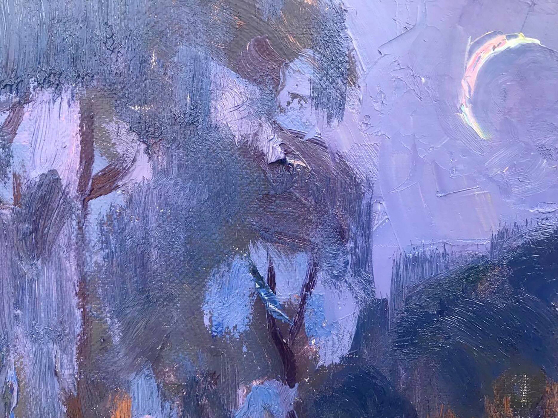 Peinture à l'huile "À minuit" par Alex Ivanyuk