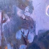 Peinture à l'huile "À minuit" par Alex Ivanyuk