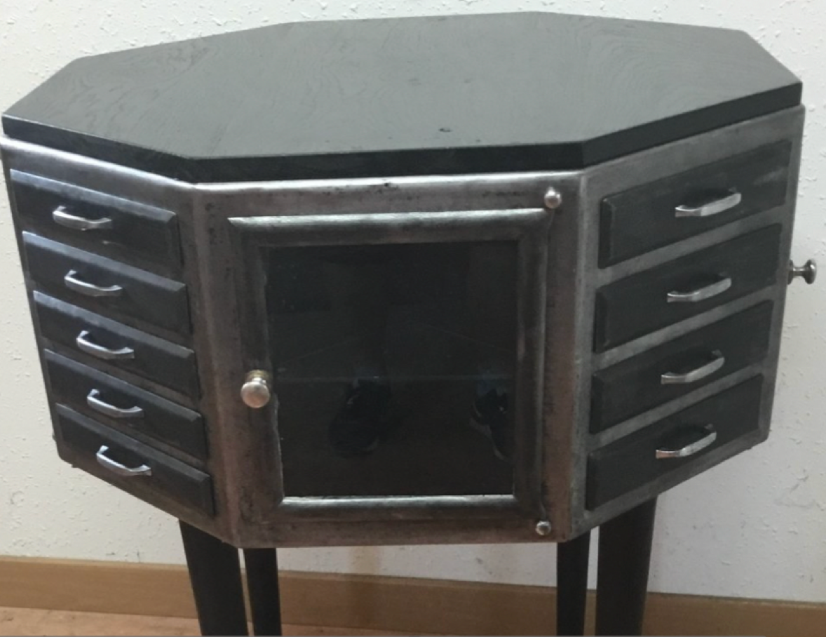 Dentist furniture hexagonal rotating coffee table
