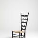 Chair in Wood and Wicker attributed to Gio Ponti for Casa and Giardino, 1939