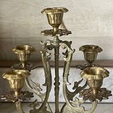 Victorian brass candlestick