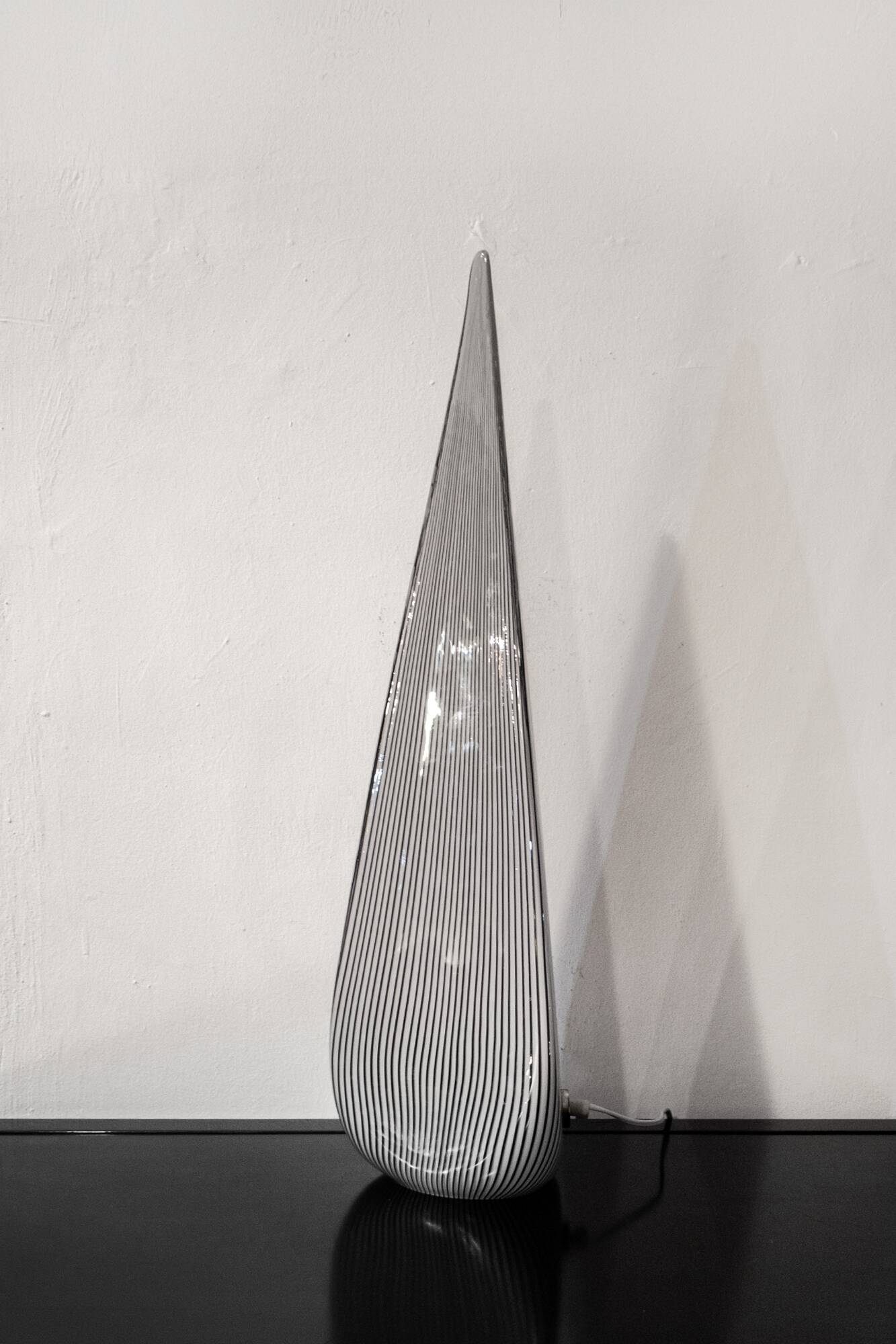 Lampada di Lino Tagliapietra in vetro Murano Effetre International anni '80