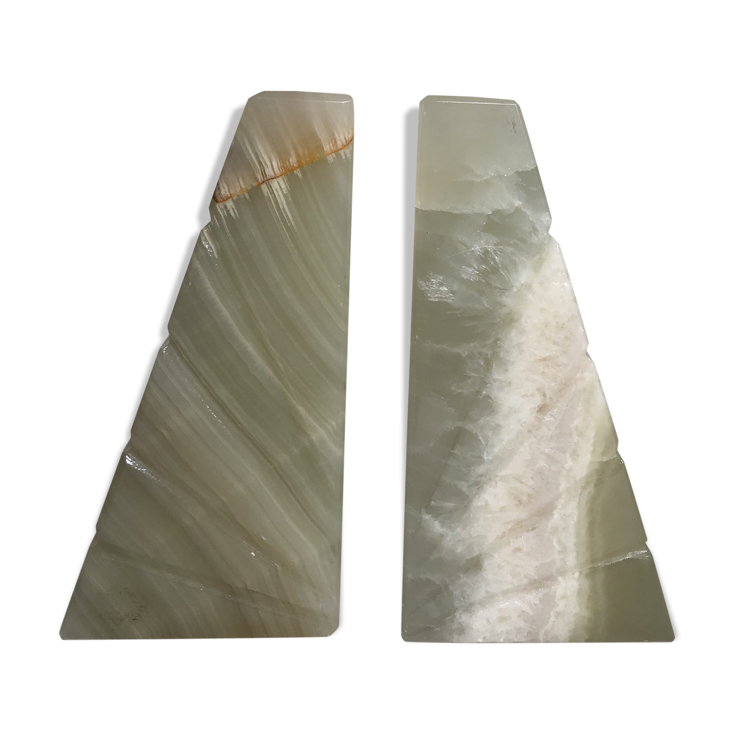Greenhouse book in palm leaf-shaped onyx. Very good condition.