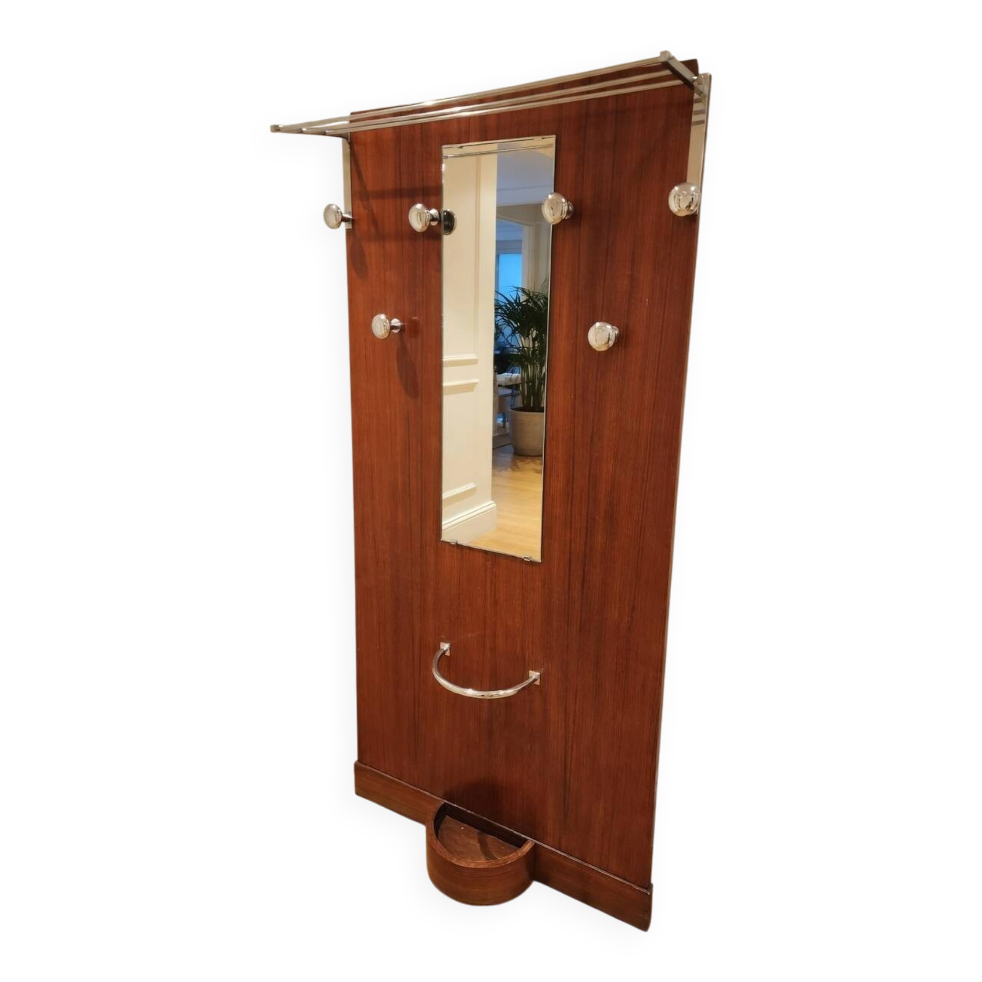 Art Deco wall coat rack wardrobe