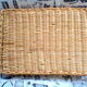 Vintage rattan tray