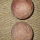 Wooden petanque balls, mid-twentieth