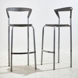2 tabourets de bar MK10547 Opus par Pelikan Design pour Bent Krogh