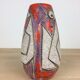 Stylized bird vase Fratelli Fanciullacci, Italian ceramic 50