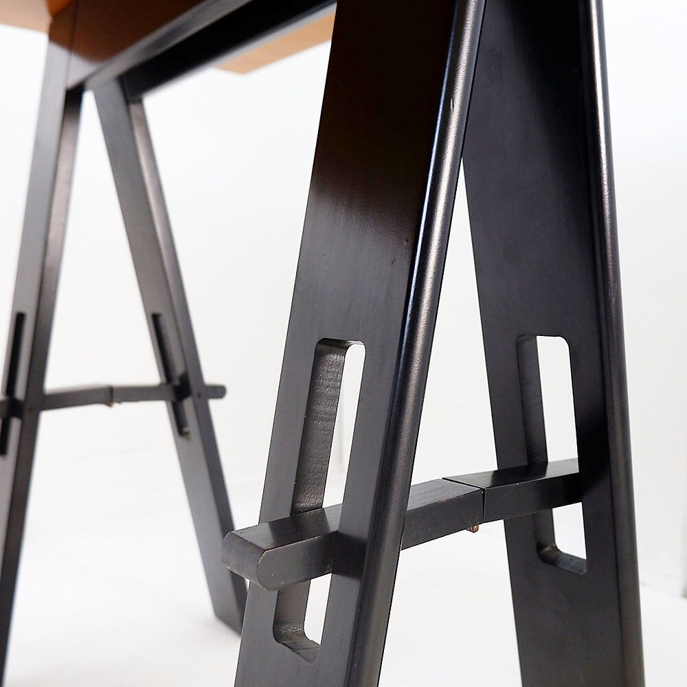 Wooden table by De Pas, D'Urbino, Lomazzi, produced by Acerbis, 1960s, Italy.