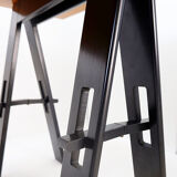 Wooden table by De Pas, D'Urbino, Lomazzi, produced by Acerbis, 1960s, Italy.