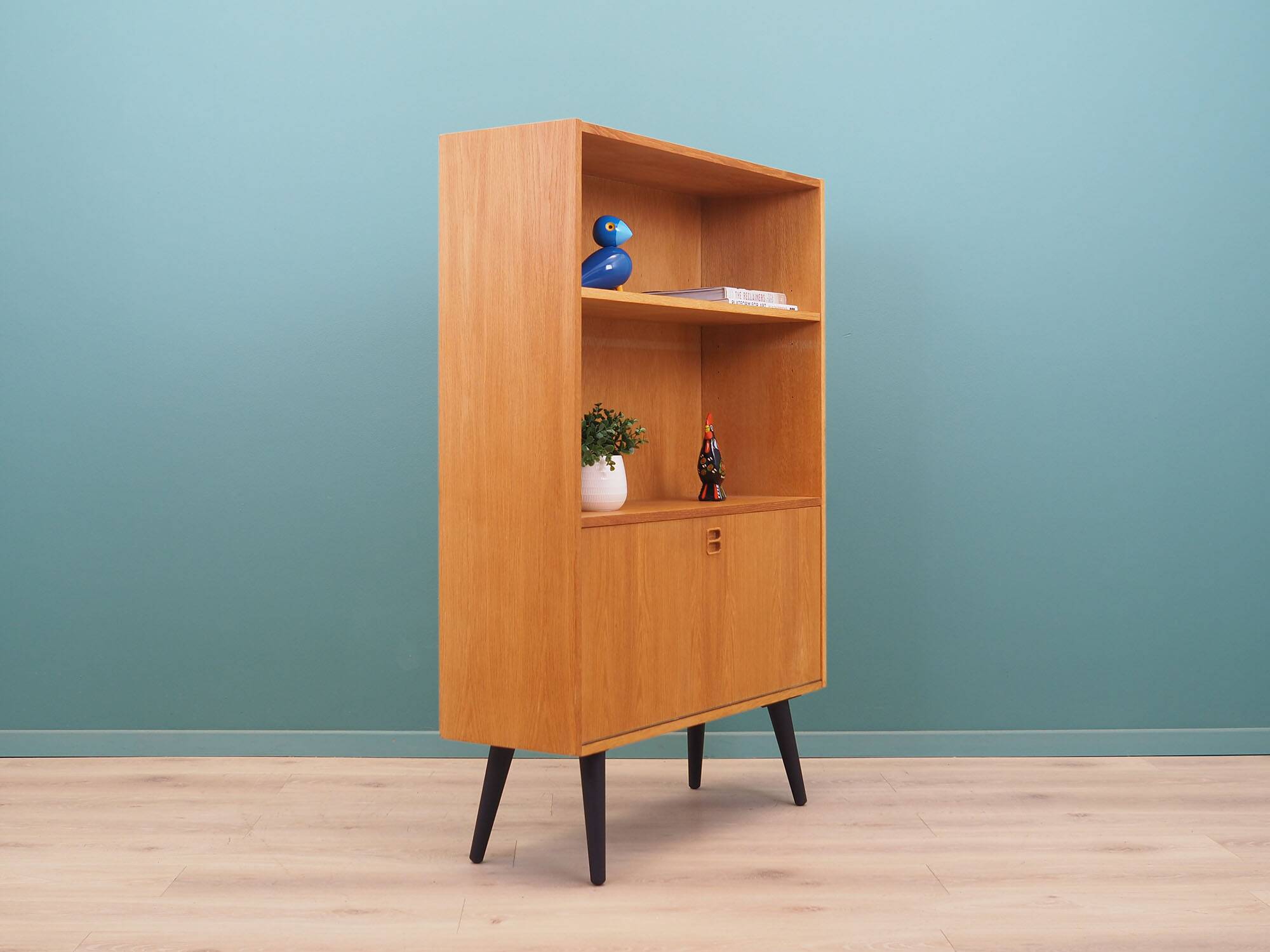 Ash bookcase, Danish design, 1970s, production: Denmark