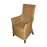 Vintage rattan wicker chair style Lloyd Loom