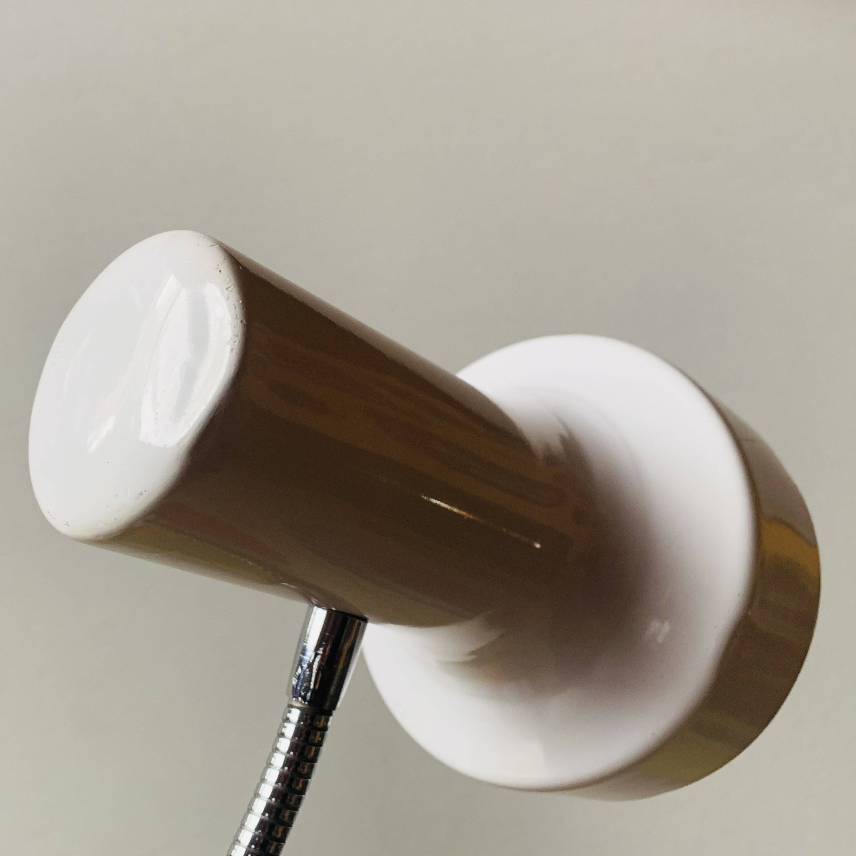 Vintage white bedside lamp