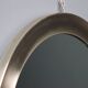 Vintage round mirror, iron and glass frame, Italy, 1960s
