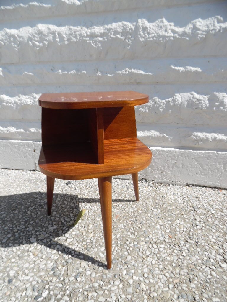 Bedside table tripod vintage