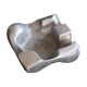 Cendrier moderniste en aluminium, années 50