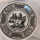 Series of 6 Gien earthenware dessert plates Rébus models