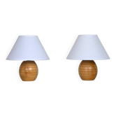 Pair of bedside lamps