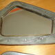 Pair of mirrors around 1950 in Tin and copper 28x35cm