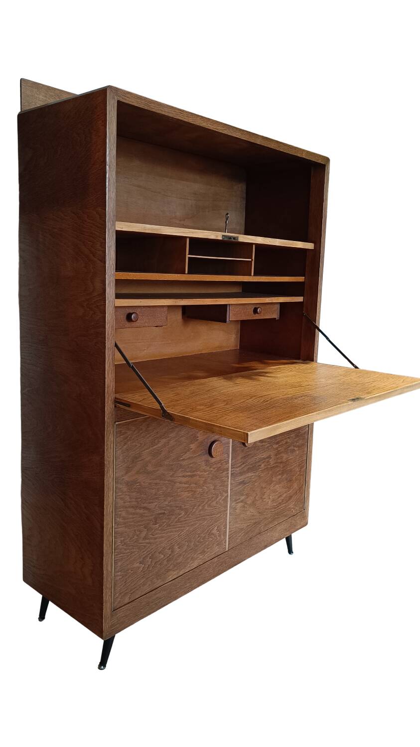 Secretary desk Amsterdam School Art Deco signed Eshuis & Co.