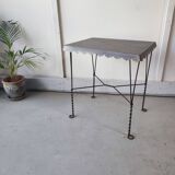 Zinc side table