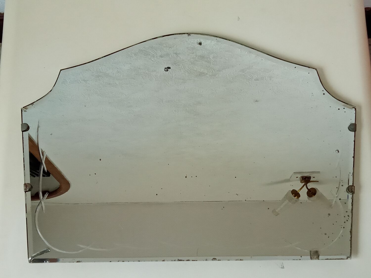 Vintage beveled mirror 60×42 cm