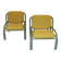 Paire de fauteuils années 70