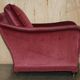 Sofa set and a pair of Victorian velvet armchairs.