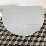 Tripod half moon table
