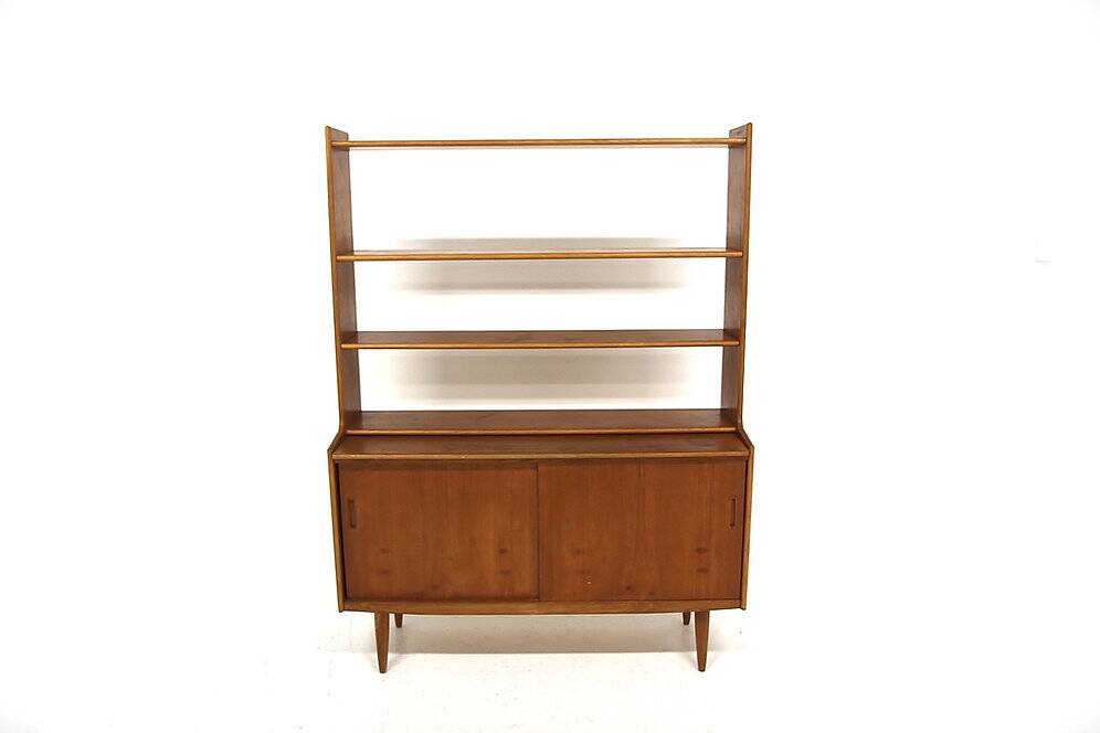 Scandinavian teak and oak secretary, Sweden, 1960