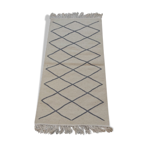 Tapis beige et gris traditionnel