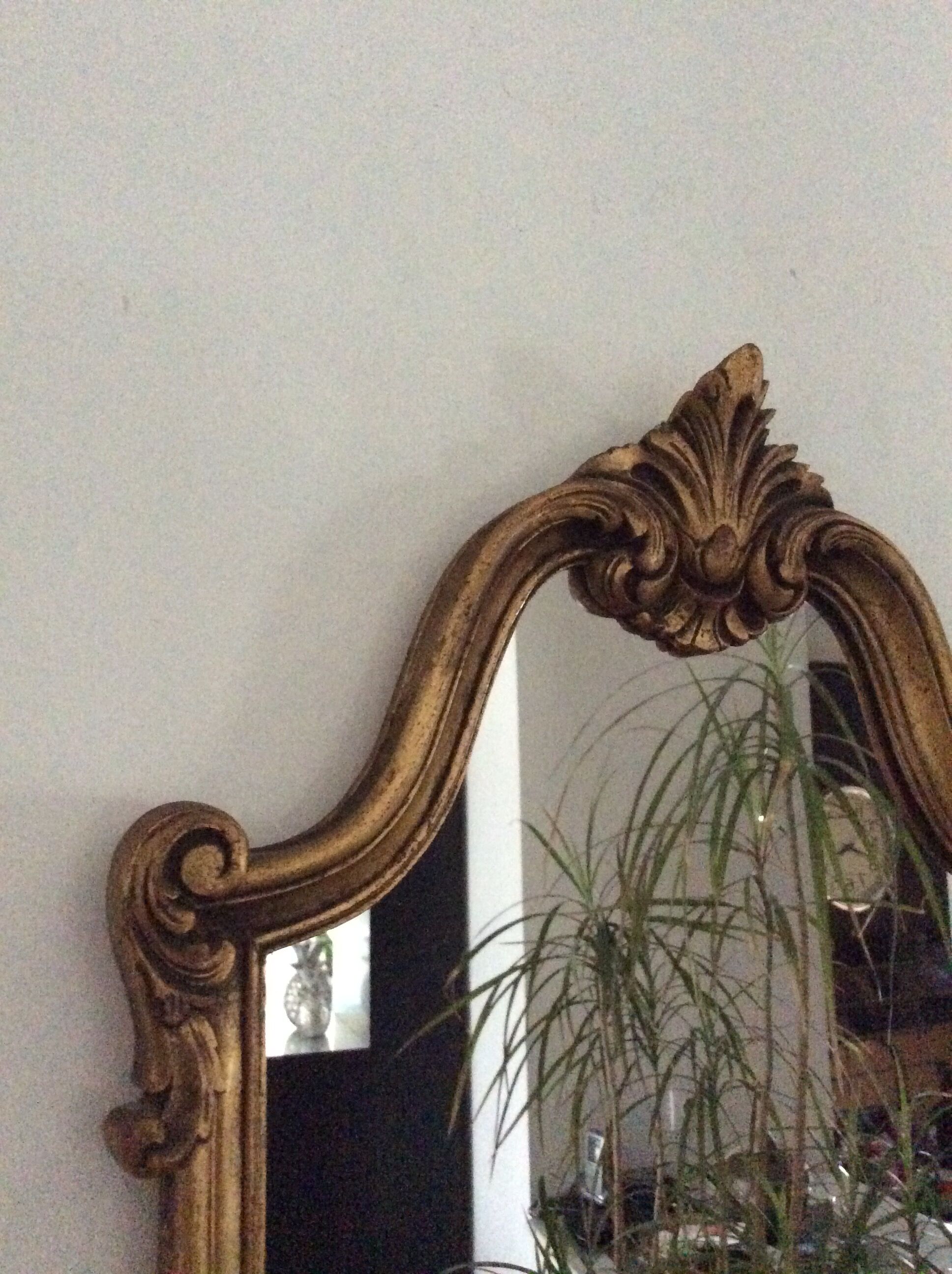 Louis XV style mirror in gilded wood - 53x37cm
