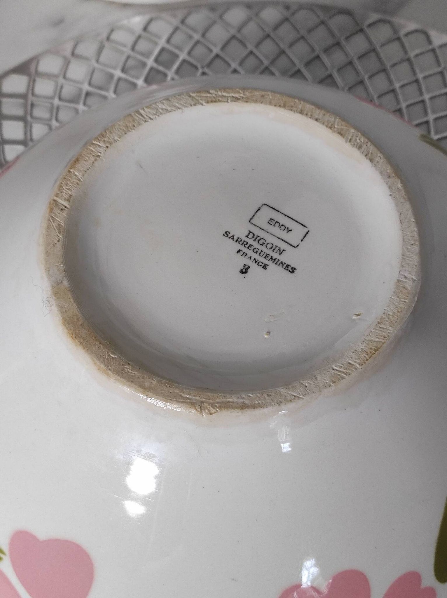 Saladier en porcelaine ancien