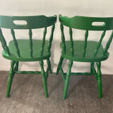 Pair of 1970s bistro chairs