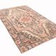 4x7 Salmon & Brown Classic Vintage Rug, 139x227Cm