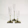 Crystal candlesticks, Rosenthal, designed by G. Jensen, Germany, 1970s