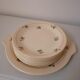 Set of 8 dessert plates with presentation plate, Béarn de Orchies Moulin des Loups model