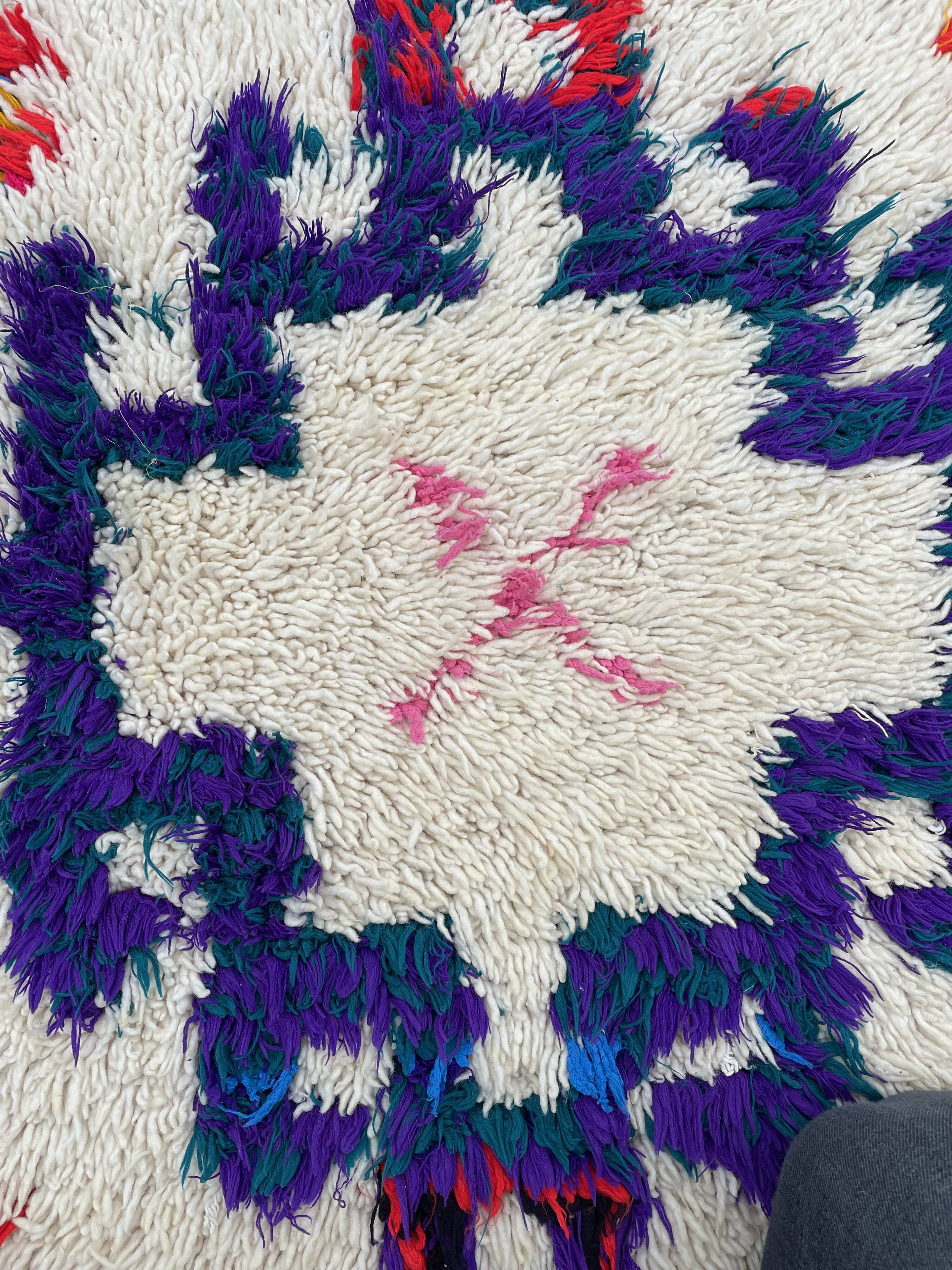Berber carpet Azilal old