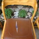 Series of four baumann sleigh chairs