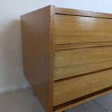 Small chest of drawers, bedside table from the 60s, rosewood.