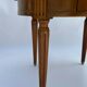 Table bouillote 1950 marble foot with louis xvi style gallery